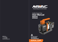 Thumbnail of document Manual - NP4DLM BreakFree Cordless Vacuum Pump, 4 CFM